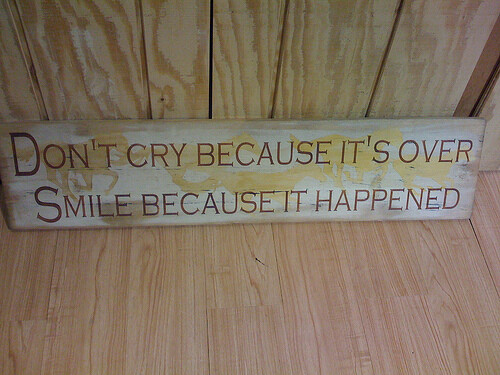 Override of the title cry smile