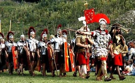 Override of the title romeinse soldaten