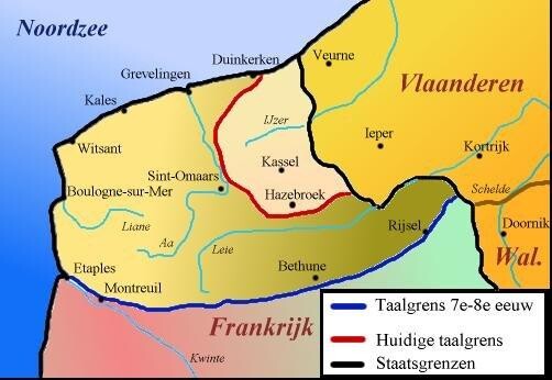 taalgrens middeleeuwen