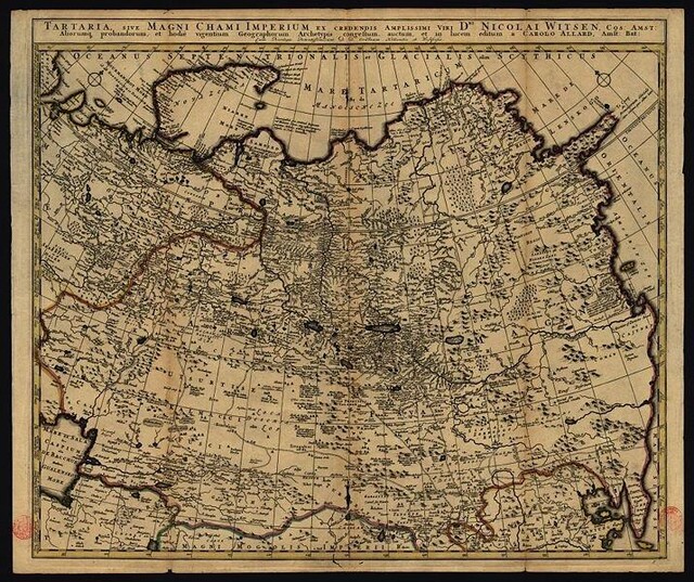 Override of the title kaart siberie 1687