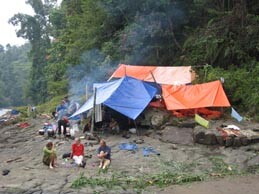 sumatra-expeditie kamp
