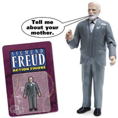 Override of the title Freud Action Figure