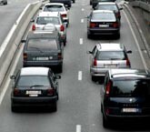Auto's in de file