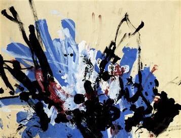 Schilderij door Congo chimpansee