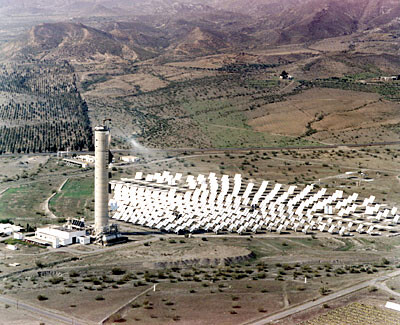 Override of the title Luchtopname zonnecentrale Plataforma Solar de Almerķa.