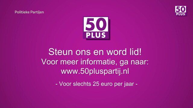 Politieke Partijen: 50PLUS