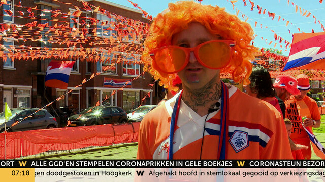 Oranjekoorts in Den Haag