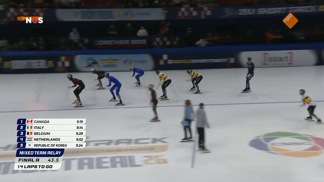 NOS Sport: WK Shorttrack Montreal