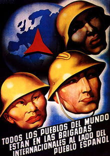 Poster Internationale Brigades
