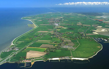 Montagefoto toekomstig Wieringen
