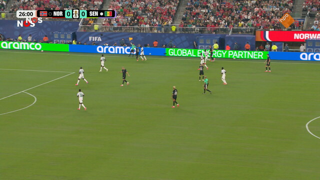 NOS FIFA WK Voetbal 2026 Noorwegen - Senegal 1e helft (2/2)