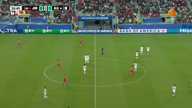 Override of the title NOS FIFA WK Voetbal 2026 Jordanië - Algerije 1e helft (2/2)