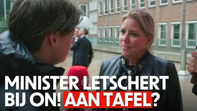 Override of the title Minister Letschert wil niet aanschuiven bij Ongehoord Nieuws