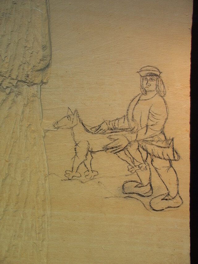 15e eeuwse tekening in St. Pietersberg