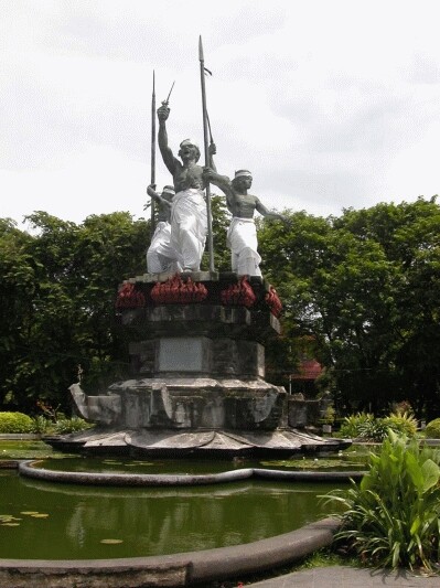 Monument voor de slachtoffers van de verovering van Bali in 1906