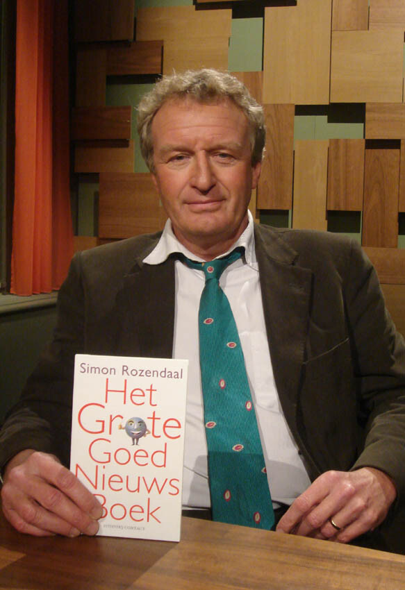 Simon Rozendaal met het grote goed nieuws